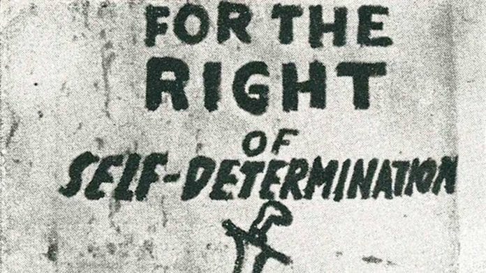 "For the Right of Self-Determination"