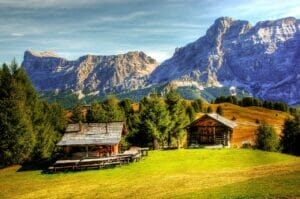 South Tyrol Dolomites Scene